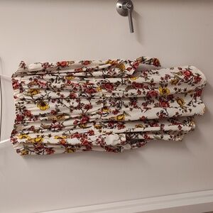 Love J Floral Off-Shoulder Mini Dress - Multicolor